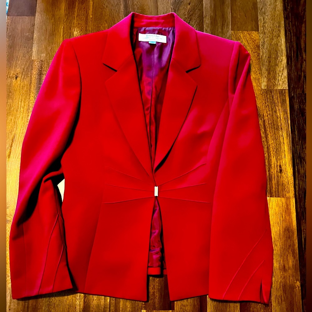 Red blazer